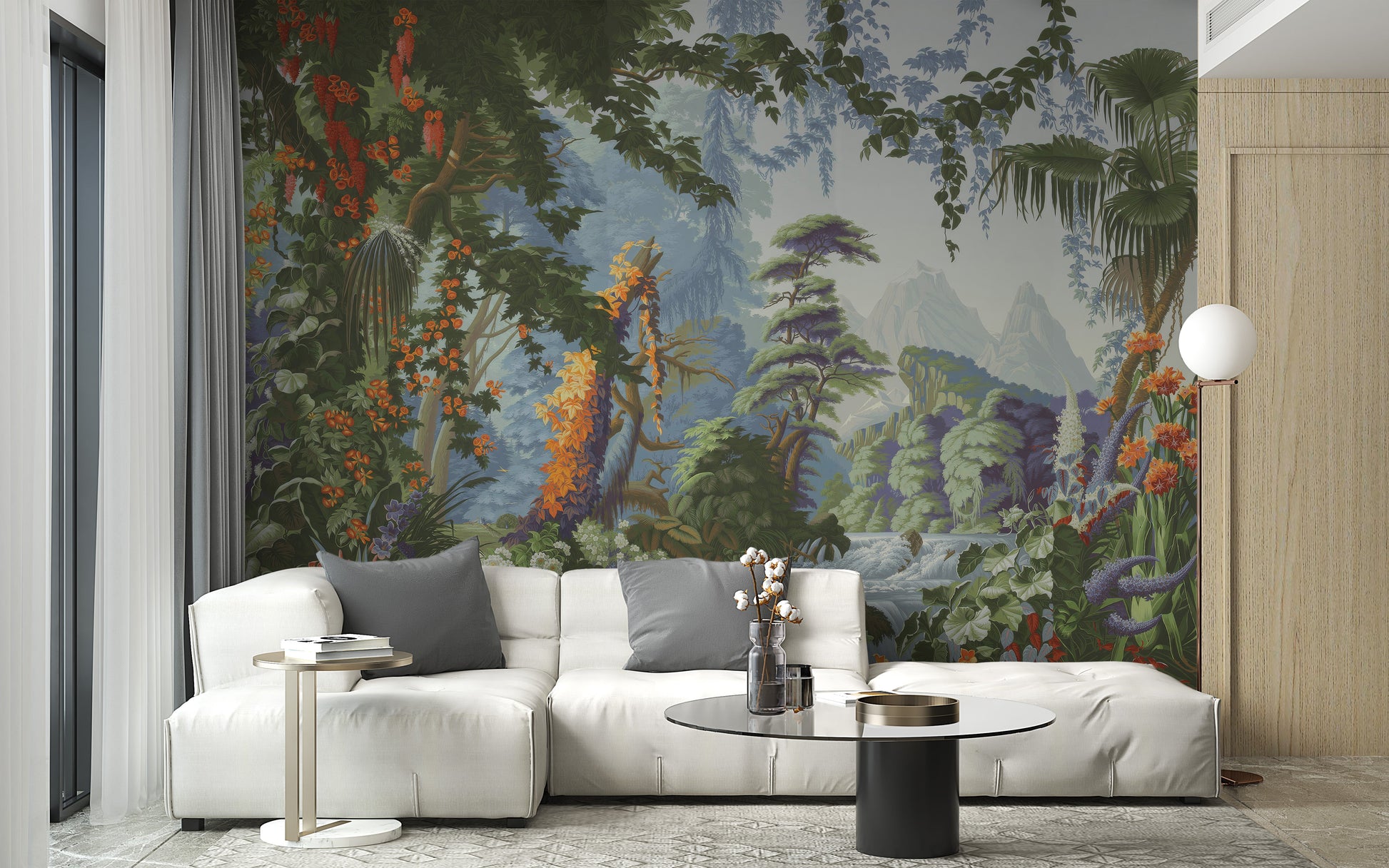 Peaceful Forest Wall Mural - Giffywalls