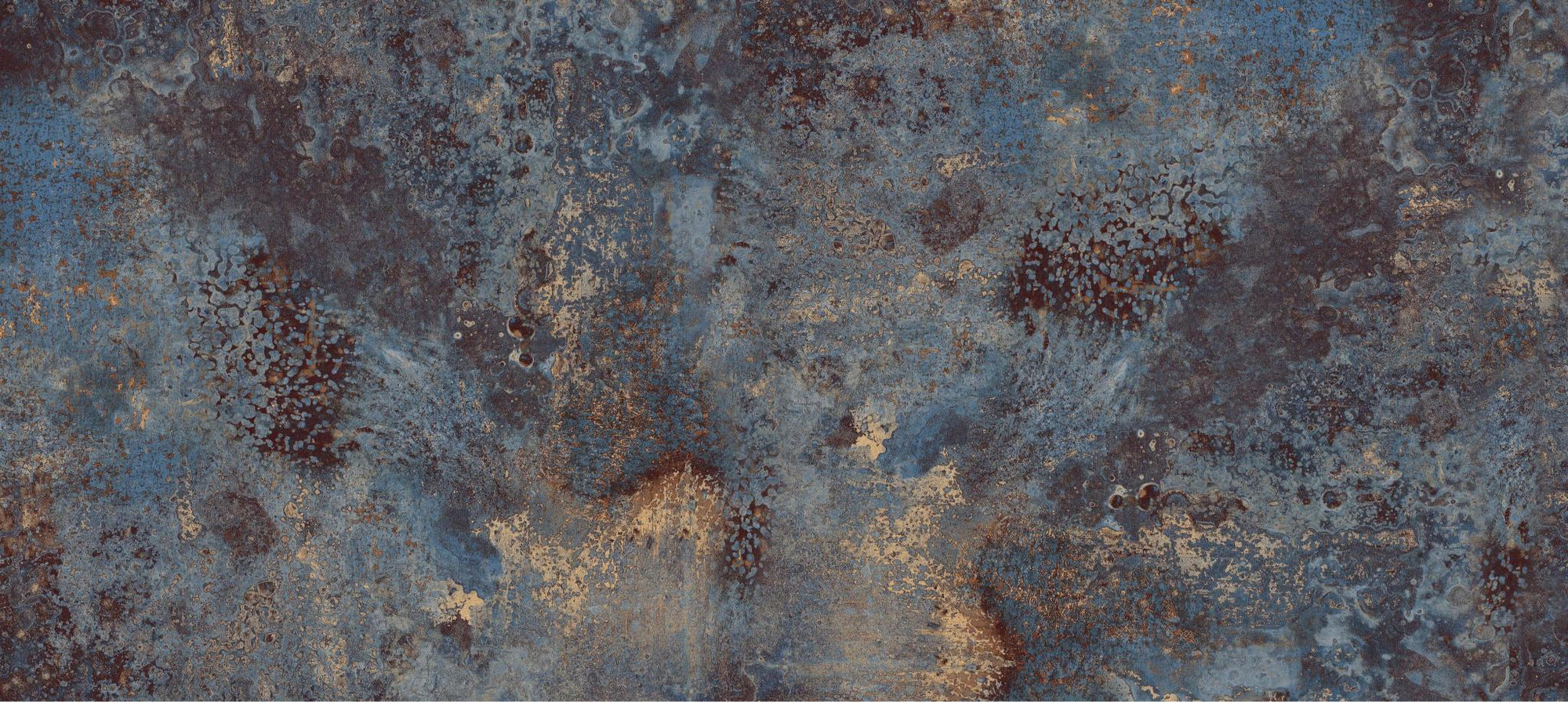 Blue Rusty Wallpaper Mural