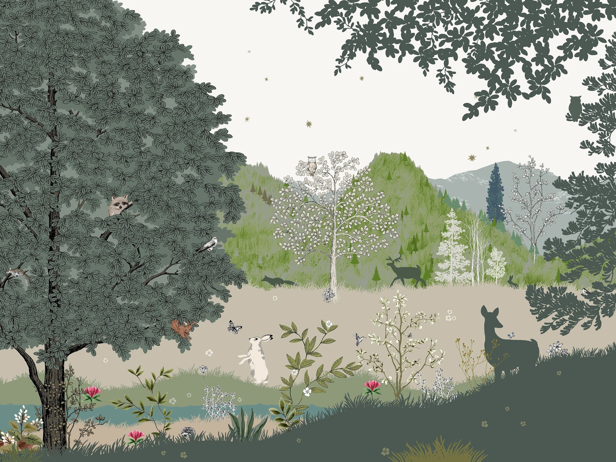 Kids Jungle Wallpaper Mural