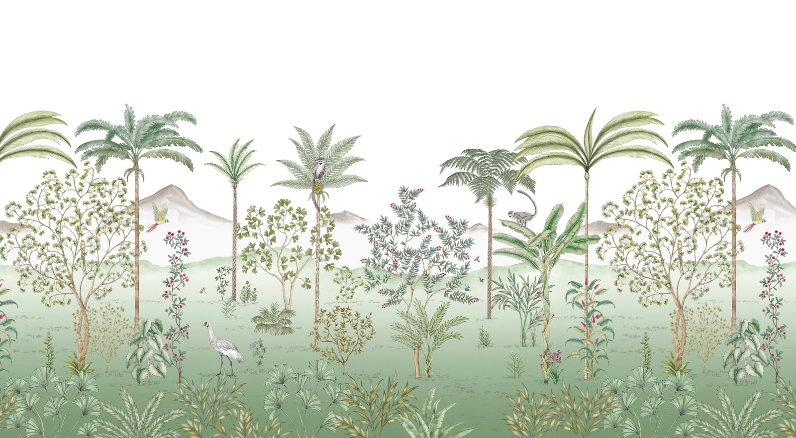 Exotic Tropical Wall Mural
