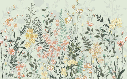Hay Meadow Wall Mural