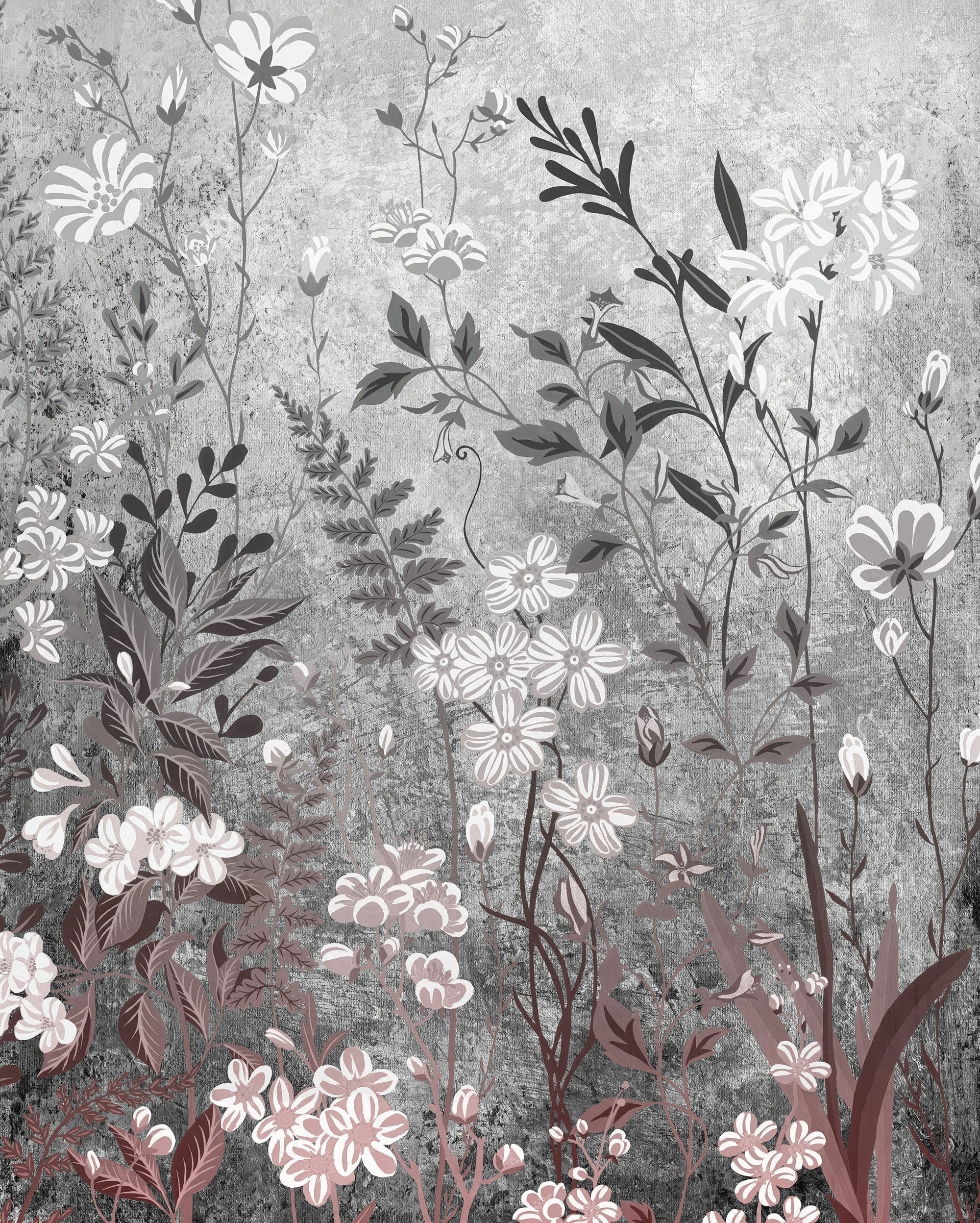 Classic Botanical Wallpaper Mural