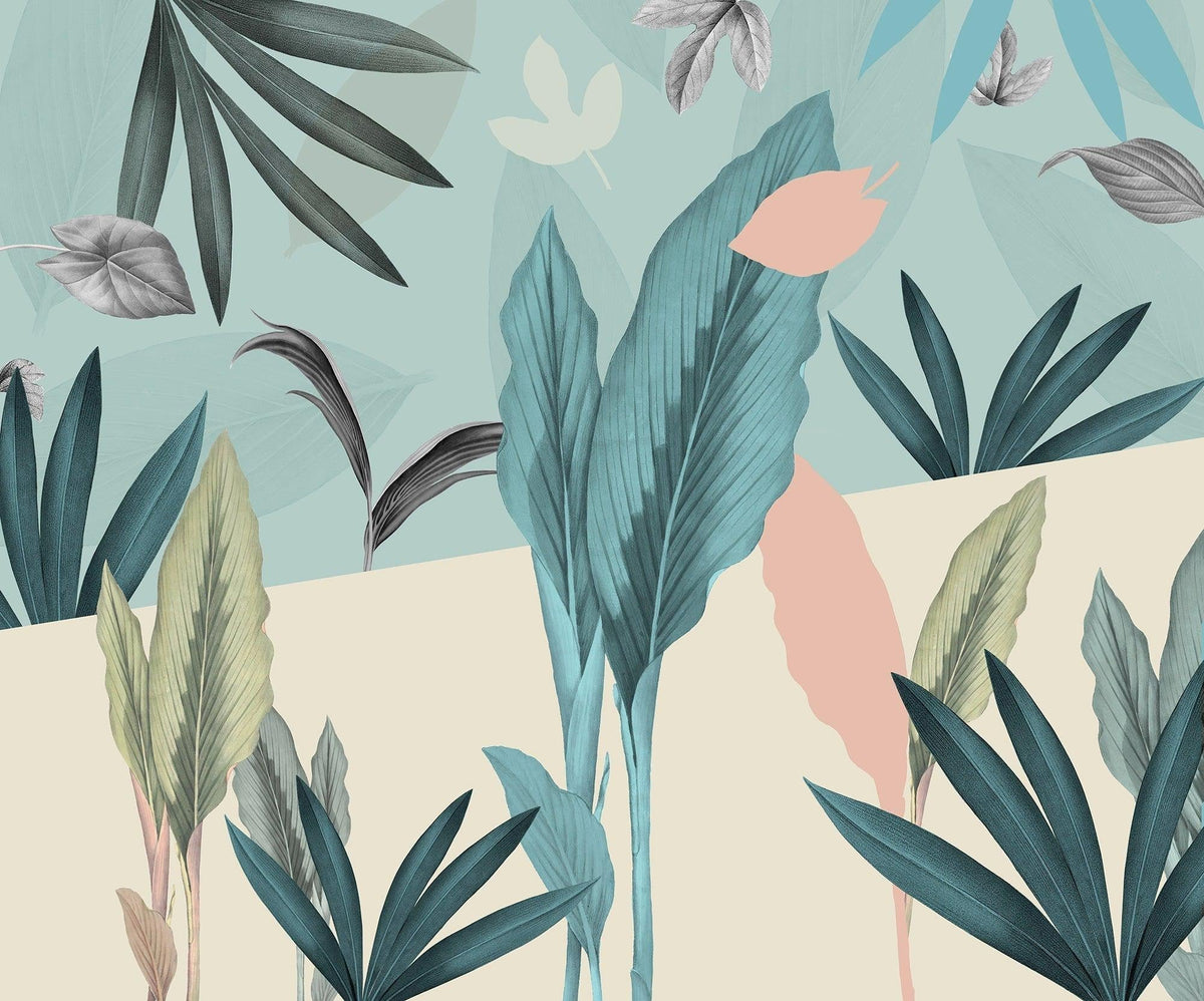 Tropical Leaf Wallpaper Mural