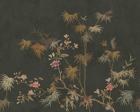 Chinoiserie Garden Bamboo Grove Wallpaper