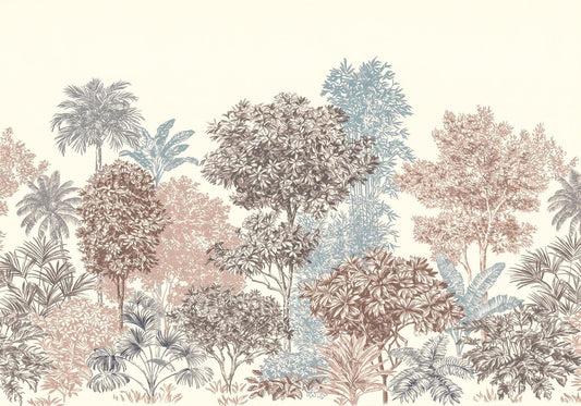 Vibrant Trees Wallpaper Mural