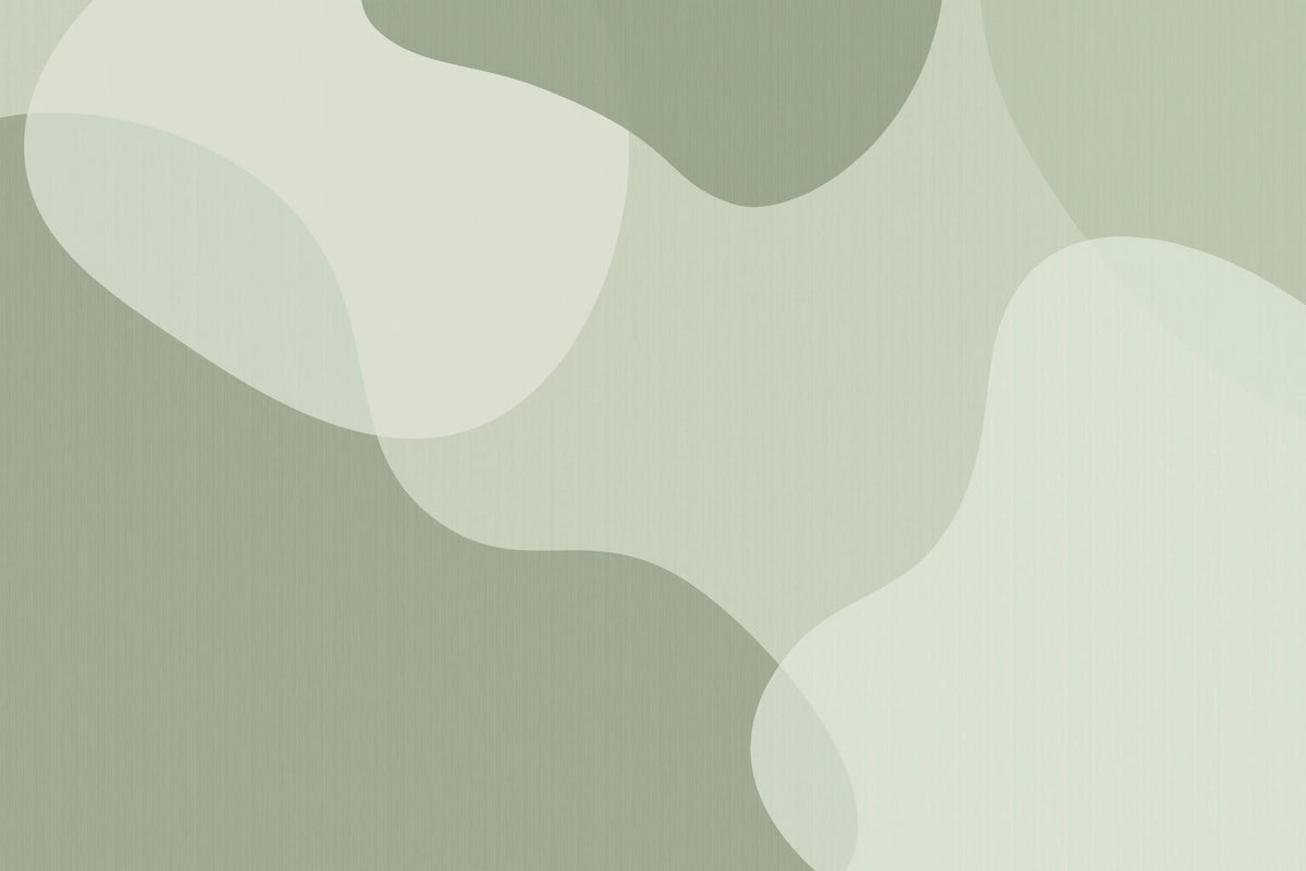 Green Abstract Wallpaper Mural