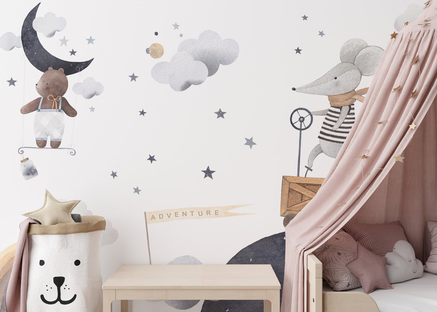 Adventure in the Sky Kids Wallpaper Mural