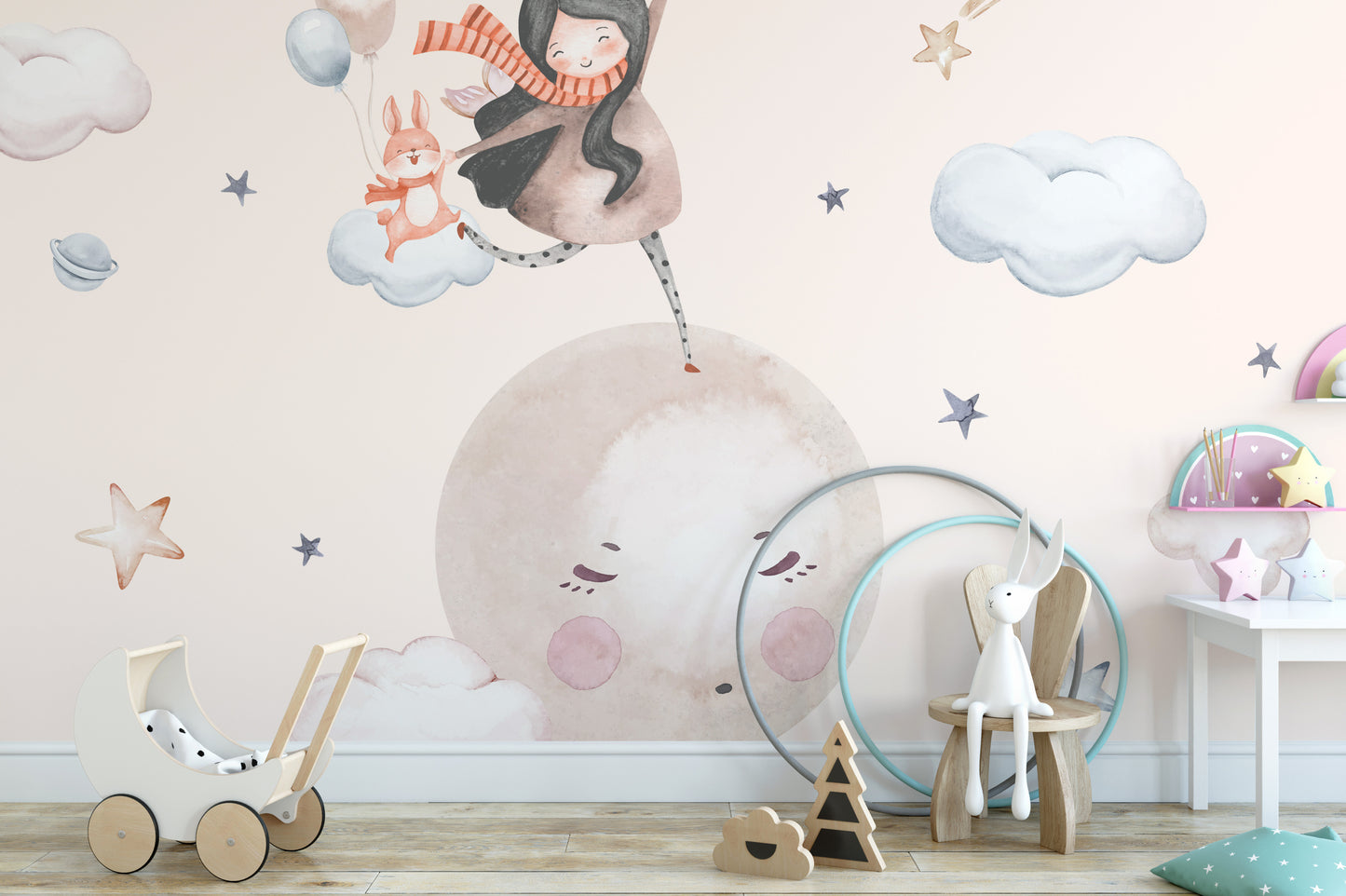 Starry Jumper Fantasy Sky Wallpaper