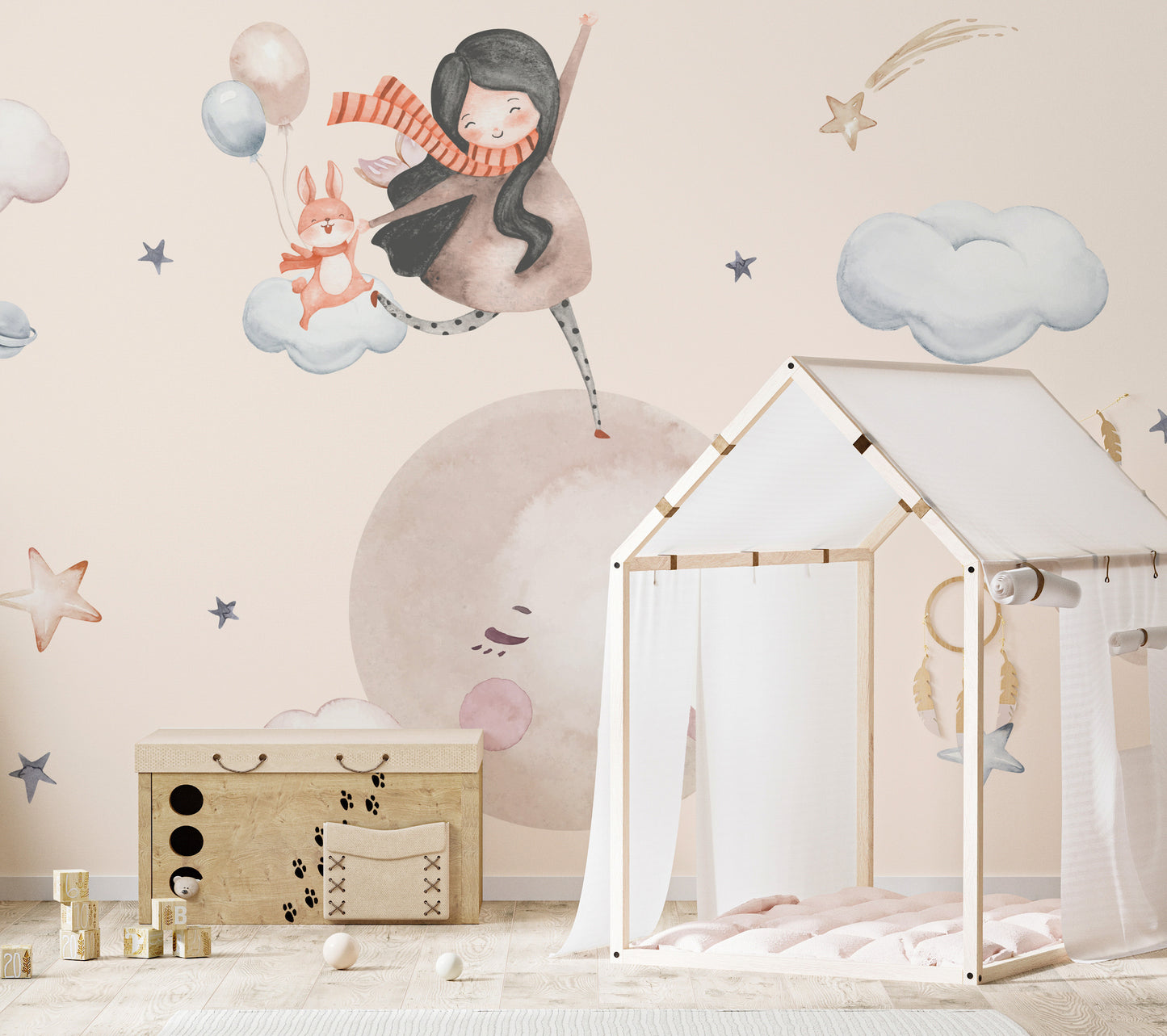 Starry Jumper Fantasy Sky Wallpaper