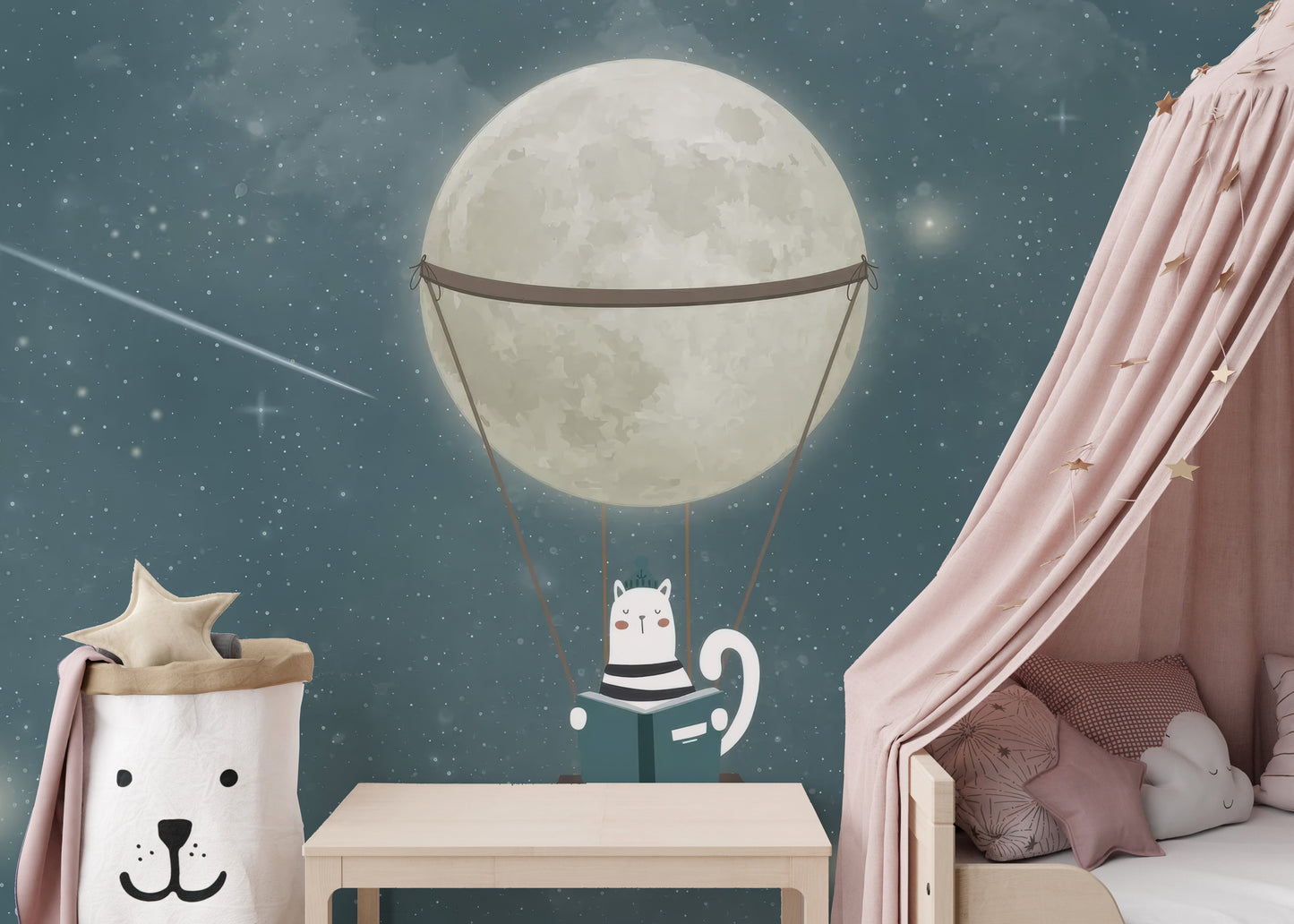 Dreamy Nighttime Wall Mural - Giffywalls