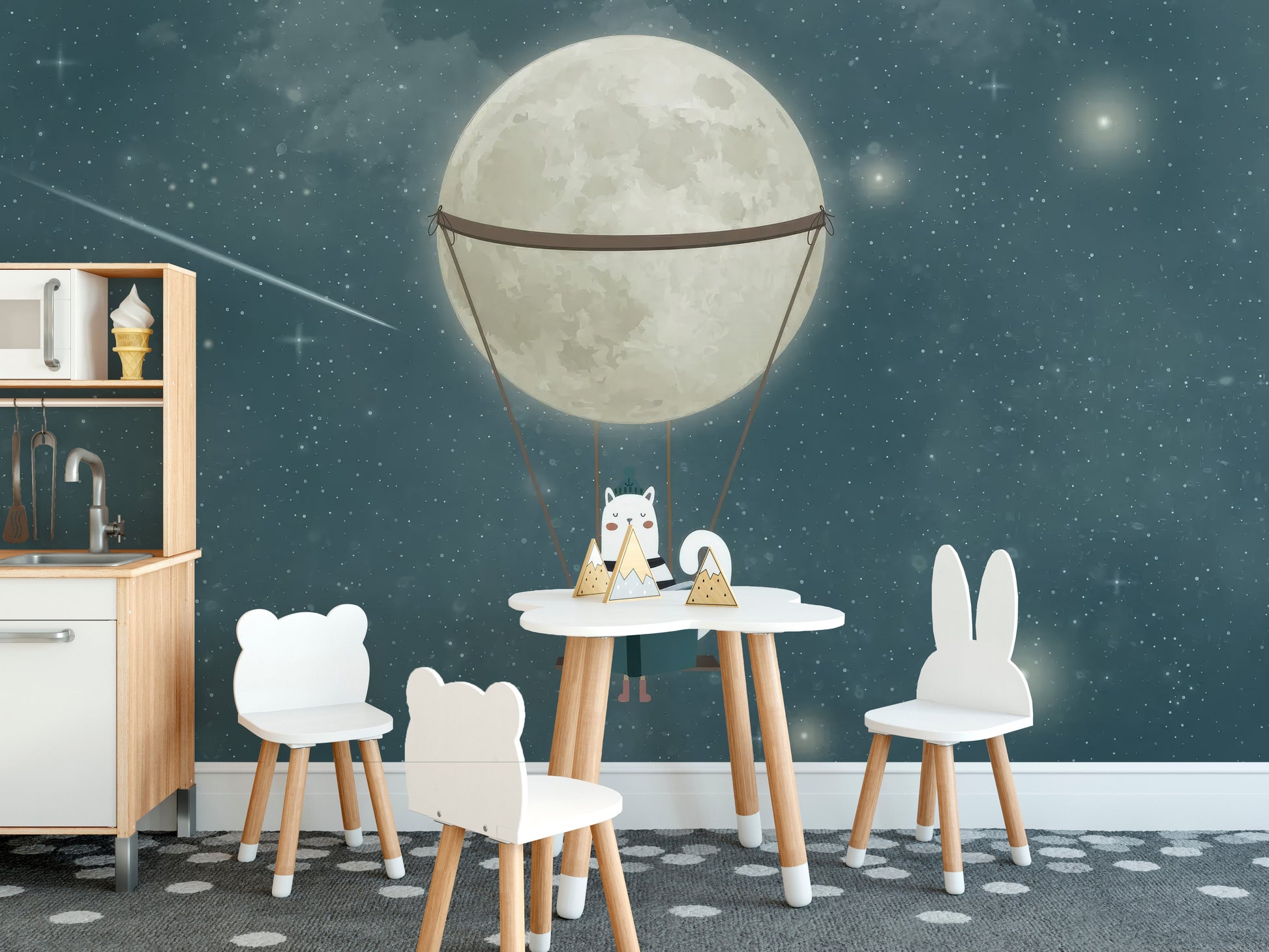 Dreamy Nighttime Wall Mural - Giffywalls