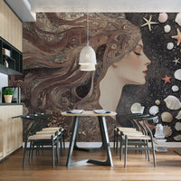 Nautical Themed Artistic Wallpaper
