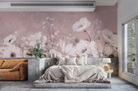 Delicate Pink Blossom Wallpaper Design
