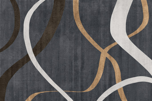Geometric Brushstroke Wallpaper Mural