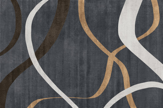 Geometric Brushstroke Wallpaper Mural
