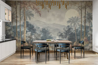 Palm trees tropical nature wallpaper
