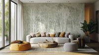 Delicate Tree Silhouette Wall Mural
