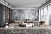 Foggy forest wallpaper for walls
