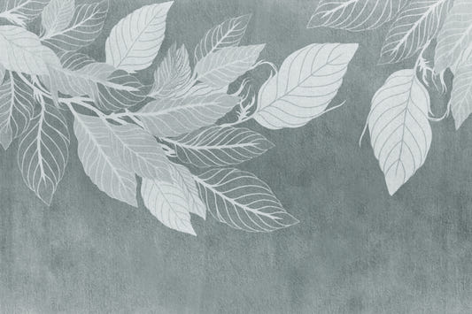 Serene Botanical Leaf Wallpaper