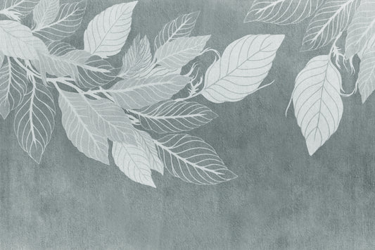 Serene Botanical Leaf Wallpaper