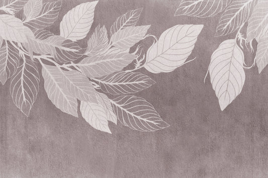 Delicate Botanical Leaves Wallpaper