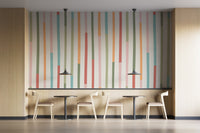 striped wallpaper for home decor