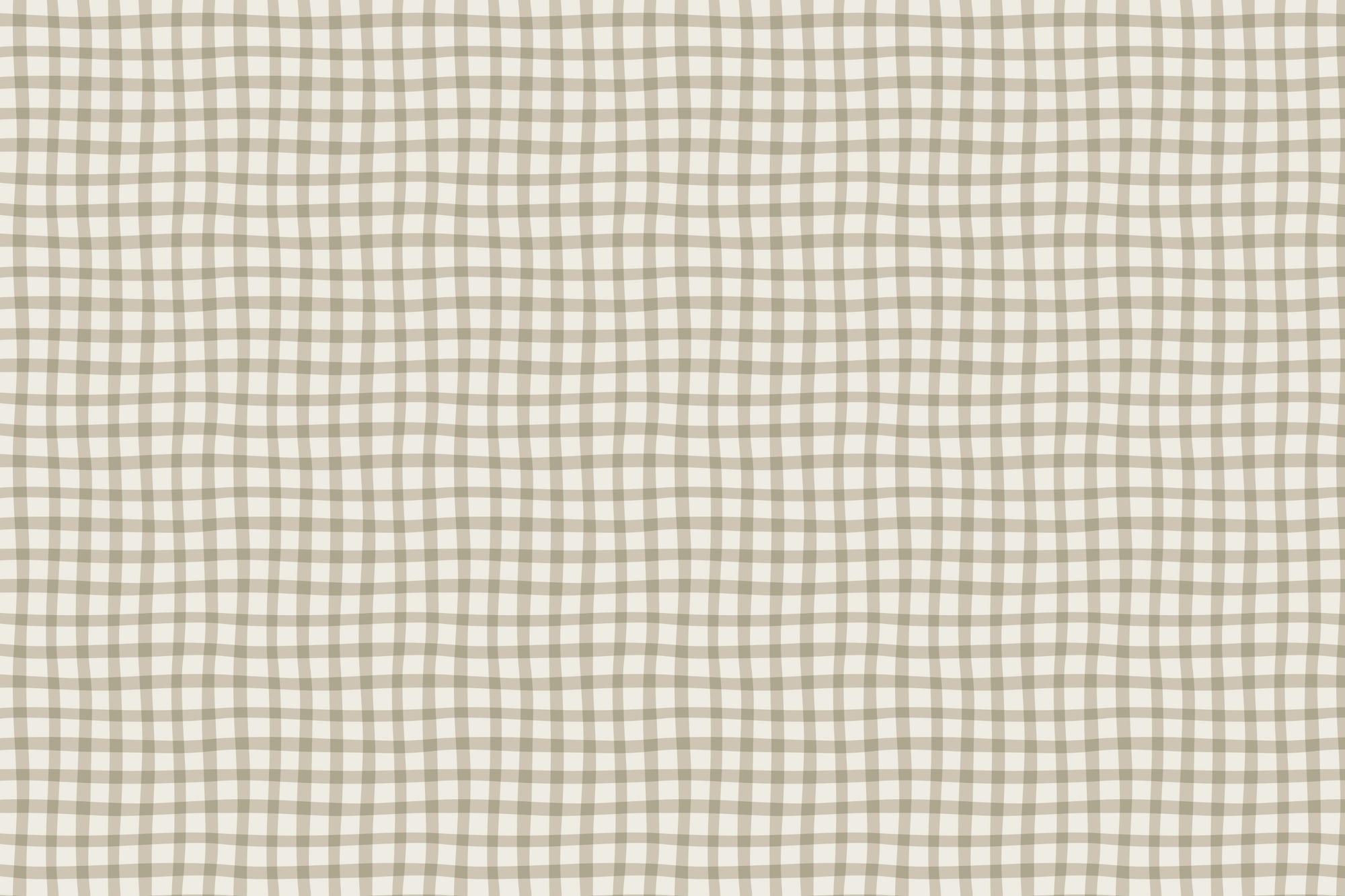 Soft Beige Grid Wallpaper