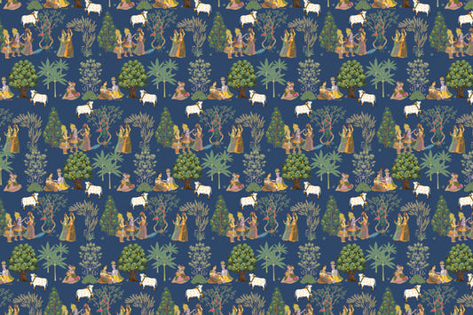 Indian Folk Art Wallpaper