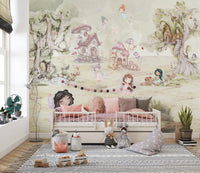 Enchanted forest fairy wallpaper
