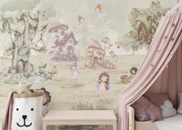 Enchanted fairy wallpaper for nursery
