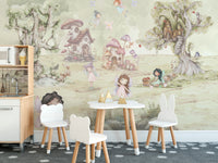 Fairy tale forest wallpaper decor

