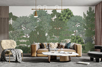 Tree wallpaper featuring lush green forest
