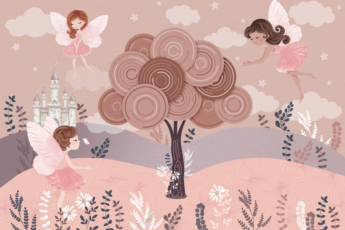 Fairyland Castle Fantasy Wallpaper