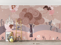 Girls wallpaper featuring dreamy castle
