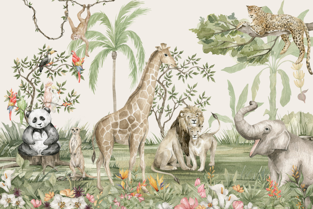 Tropical Rainforest Animal Wallpaper