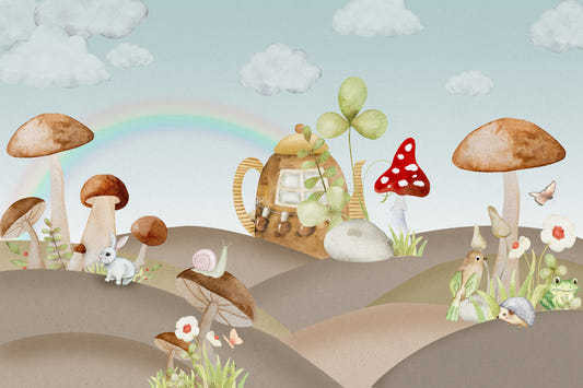 Whimsical Fantasy Woodland Wallpaper