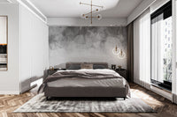 Textured geometric wallpaper design