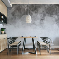 Monochrome abstract geometric wallpaper
