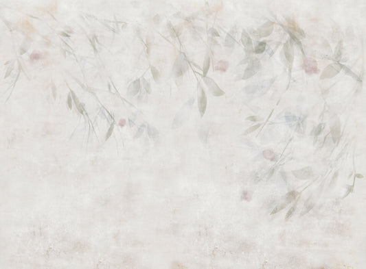Romantic Willow Botanical Wallpaper