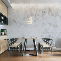 Soft floral willow botanical wallpaper
