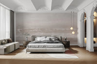 Modern beige abstract wall design

