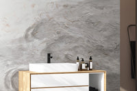 Minimalist gray textured wall mural
