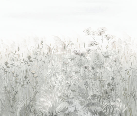 Soft Botanical Wildflower Wallpaper