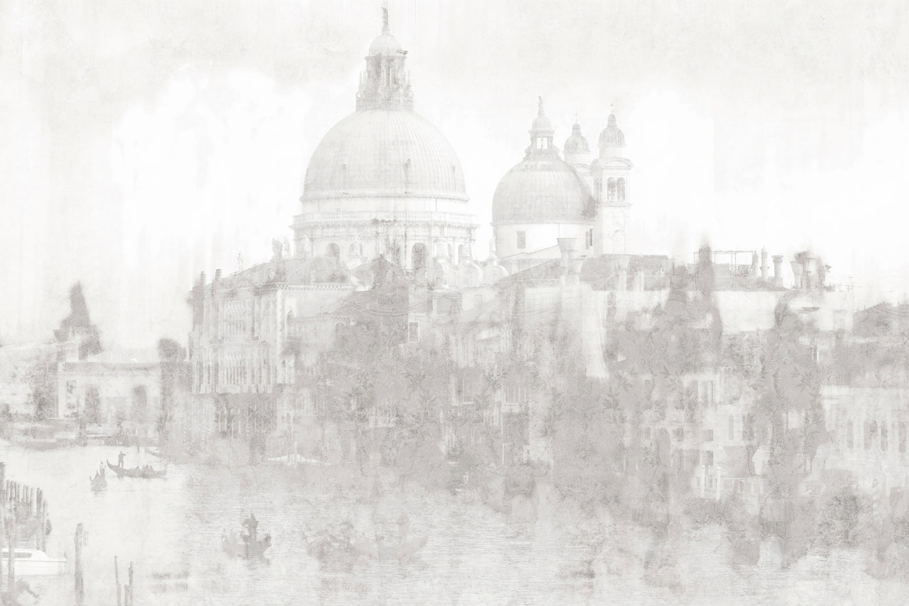 Monochrome Venice Cityscape Wallpaper