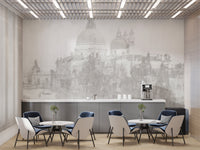 Elegant Venice skyline wallpaper mural
