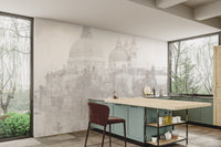 Monochrome Venice cityscape wallpaper
