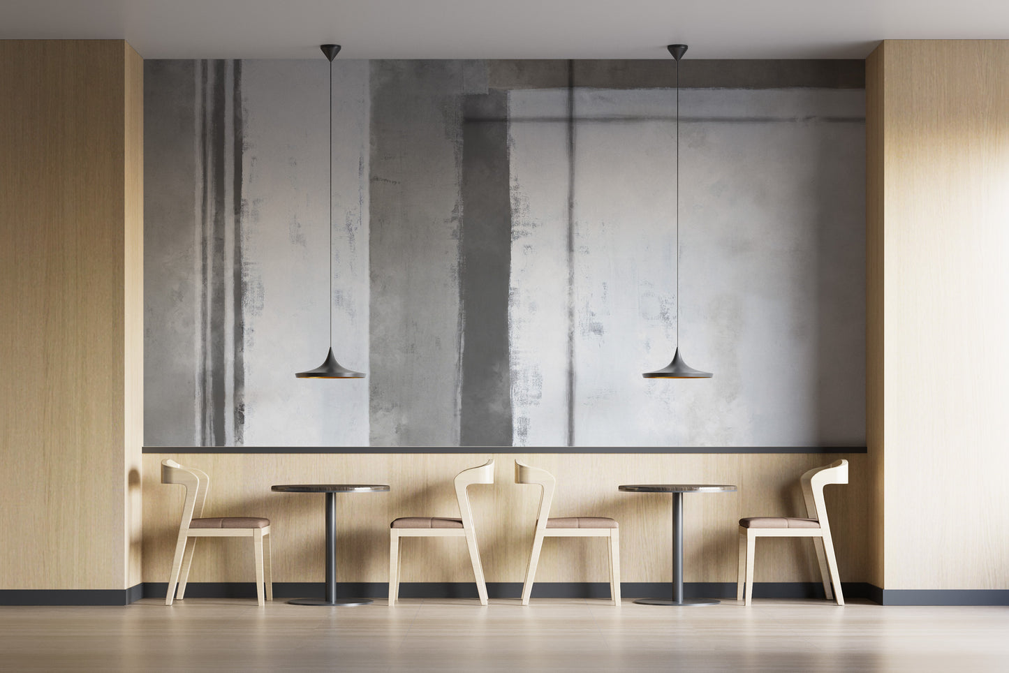 Contemporary geometric pattern wallpaper
