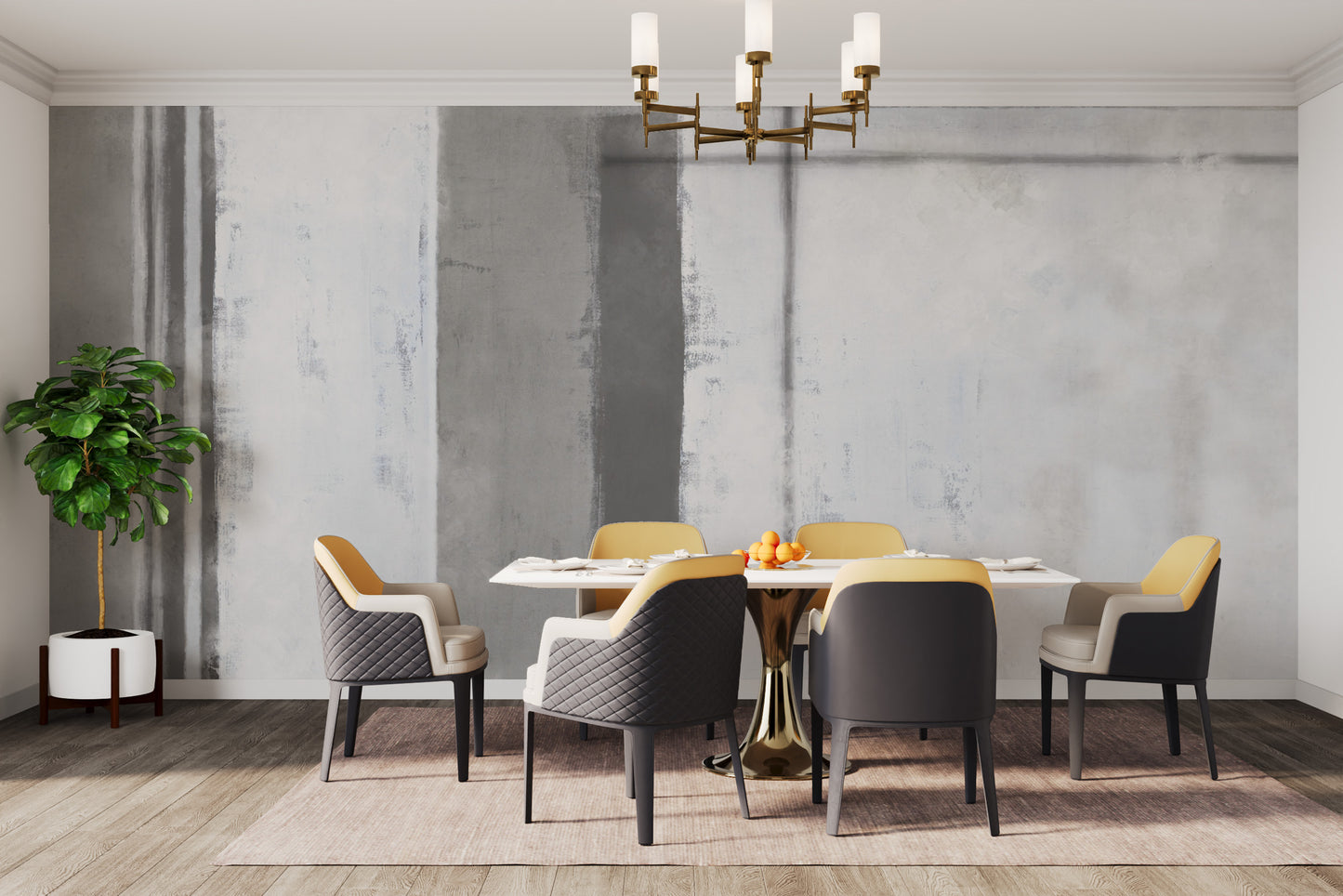 Muted abstract wallpaper with linear design
