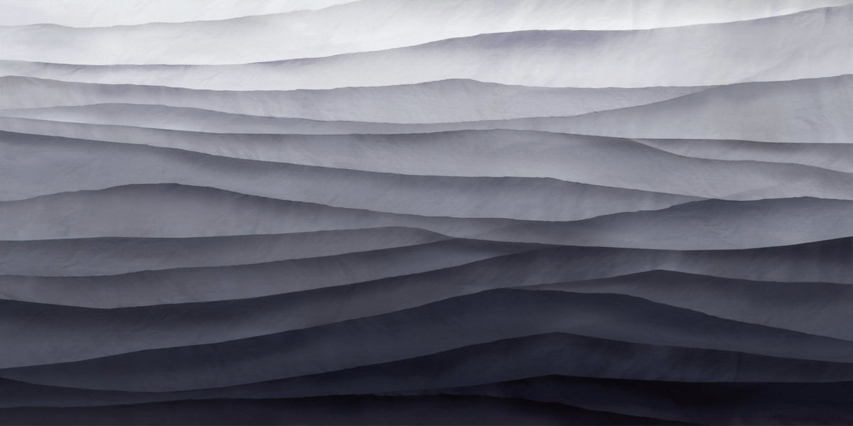 Monochrome Abstract Wallpaper Mural in your room — zoomed