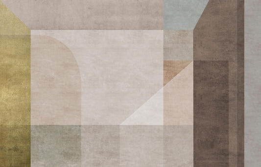 Modern Geometric Textured Wallpaper